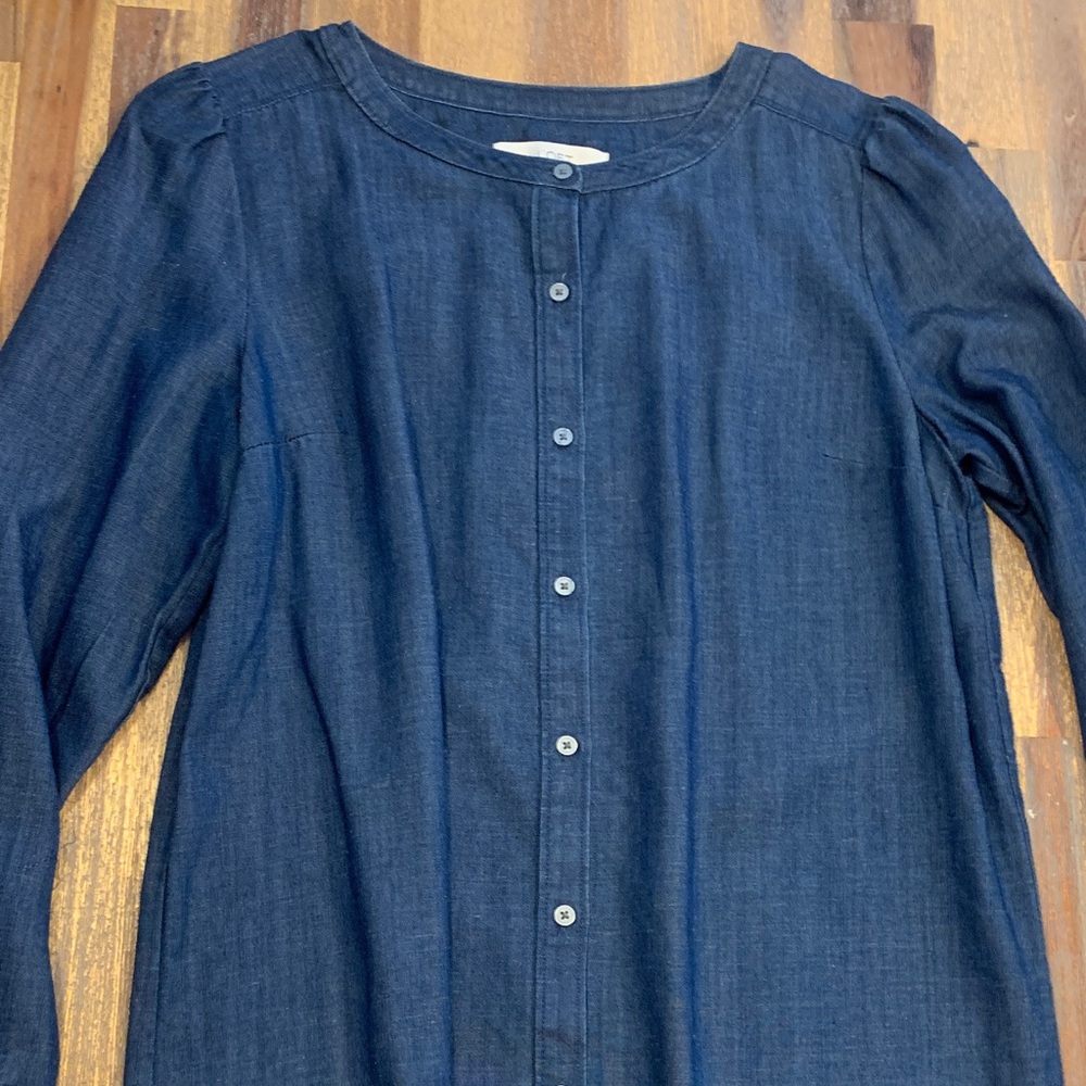 LOFT Blue Denim Dress